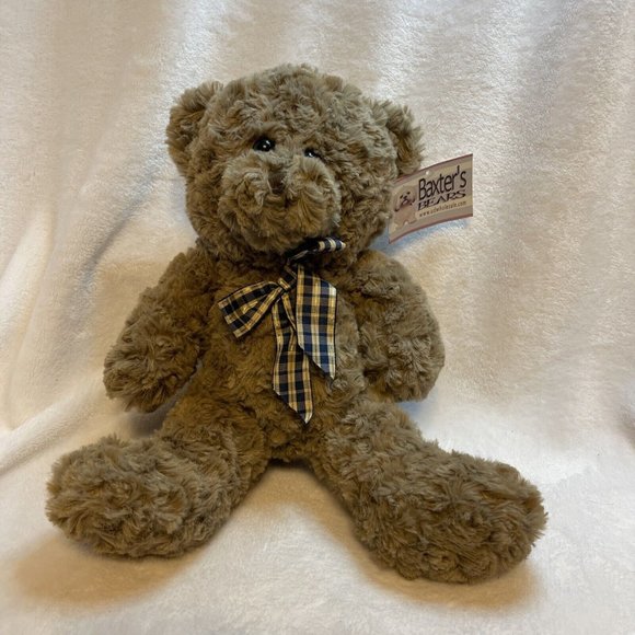 Baxter’s Bears Toys Baxters Bears Plush Brown Color Teddy Bear Blue